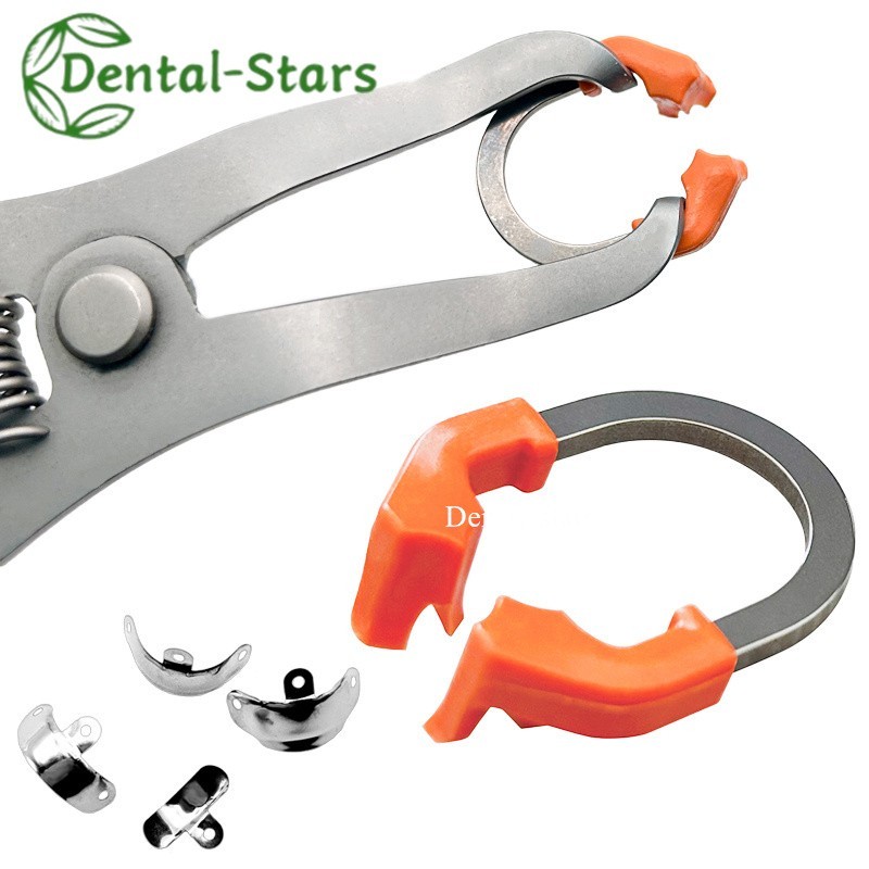 Dental Sectional Matrices System D3 Kit Clamp R7 + Matrix Bands M4 Autoclavable