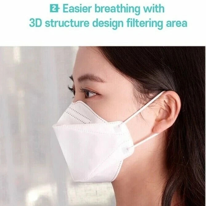 10 Packs Heal Made KF94 Korean Face Mask Made in Korea Adults & Kids Dust Cover