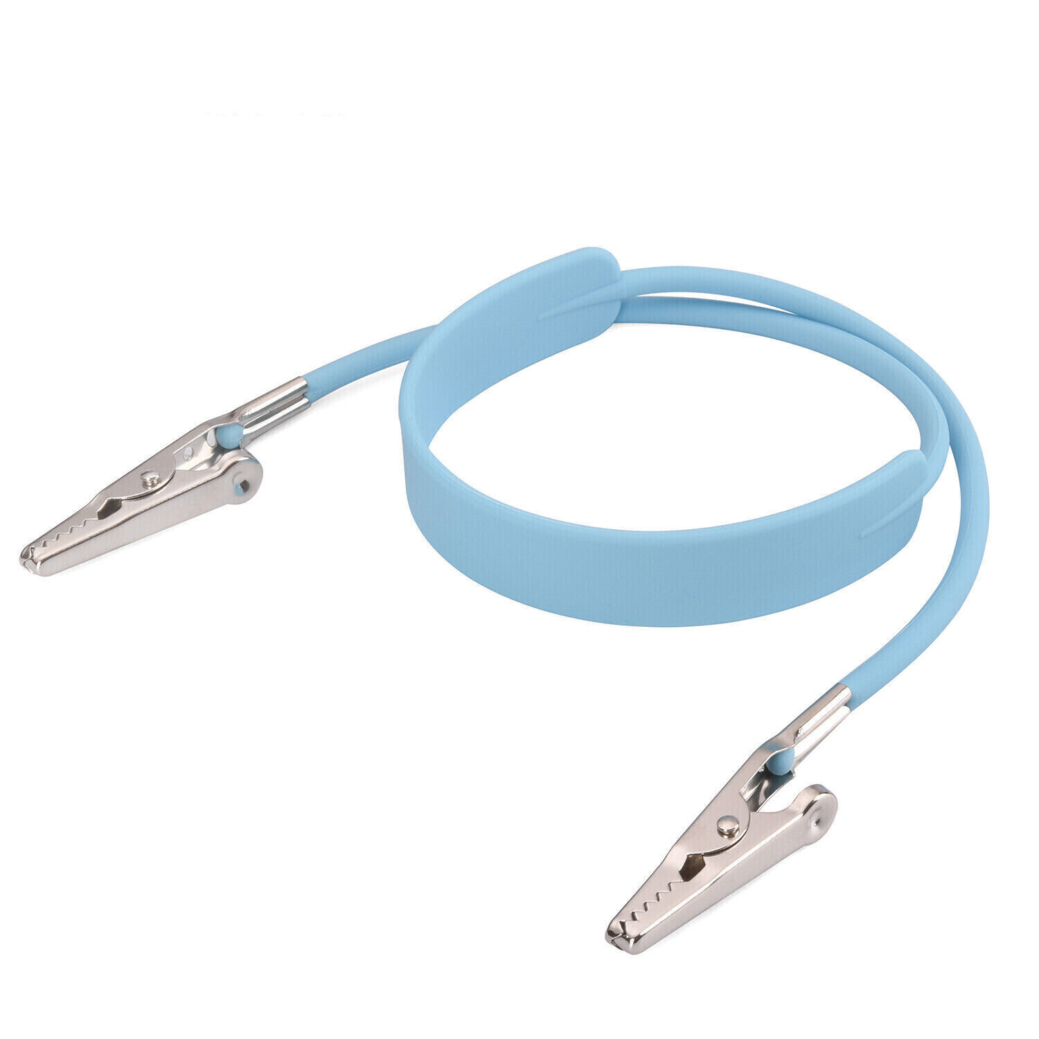 Dental Bib Clips Flexible Autoclavable Silicone Chain Patient Napkin Holder Clip