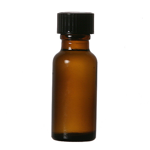 12 Pcs 1/2 oz 15ml AMBER Boston Round Glass Vials W/Caps