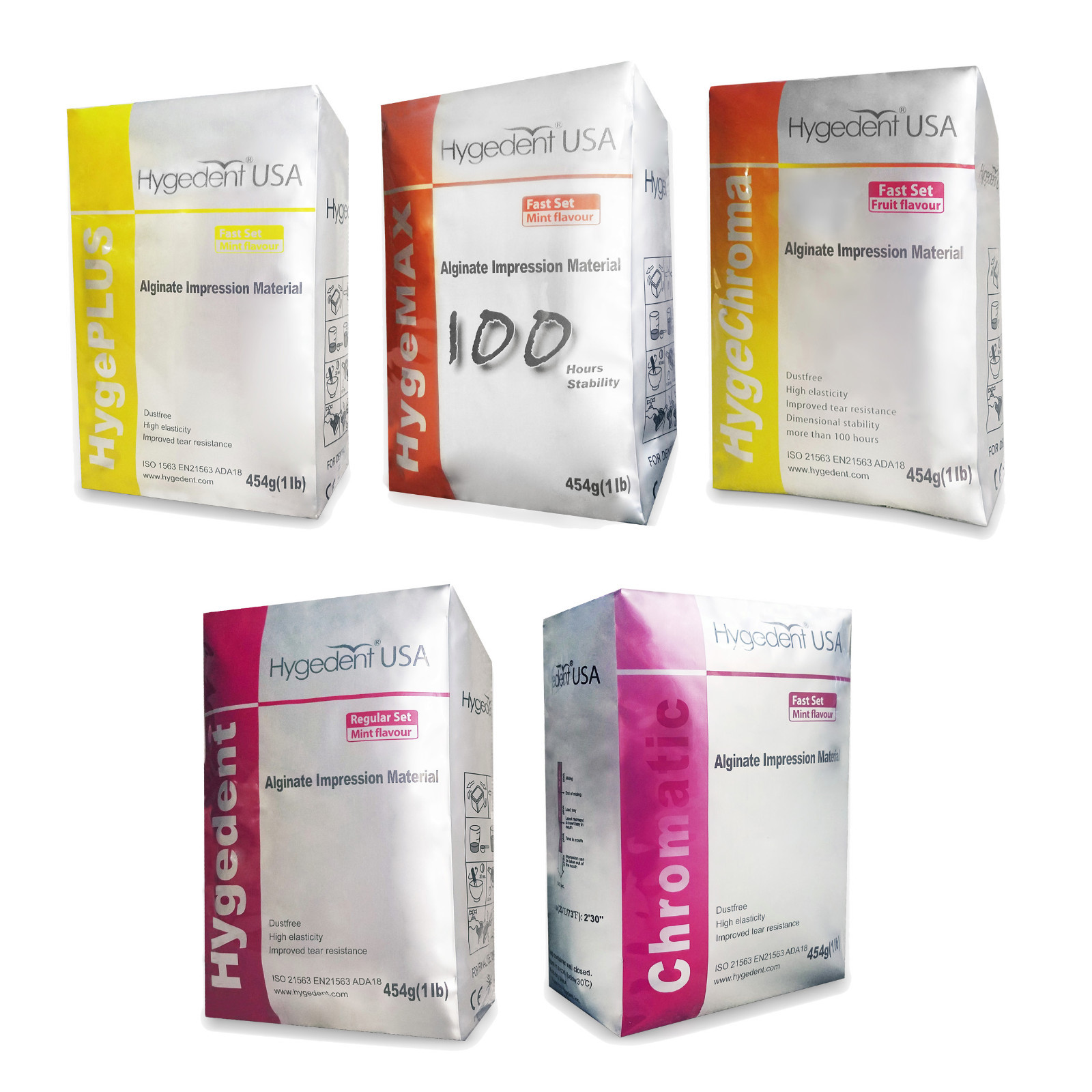 Hygedent Hi Quality Dental Alginate All Products Optional 1LB