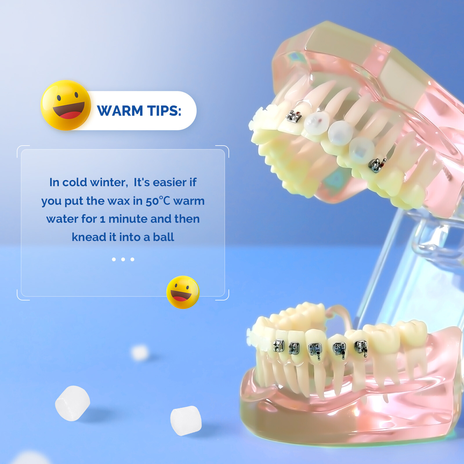 10 Packs Dental Orthodontic Wax for Bracket Brace
