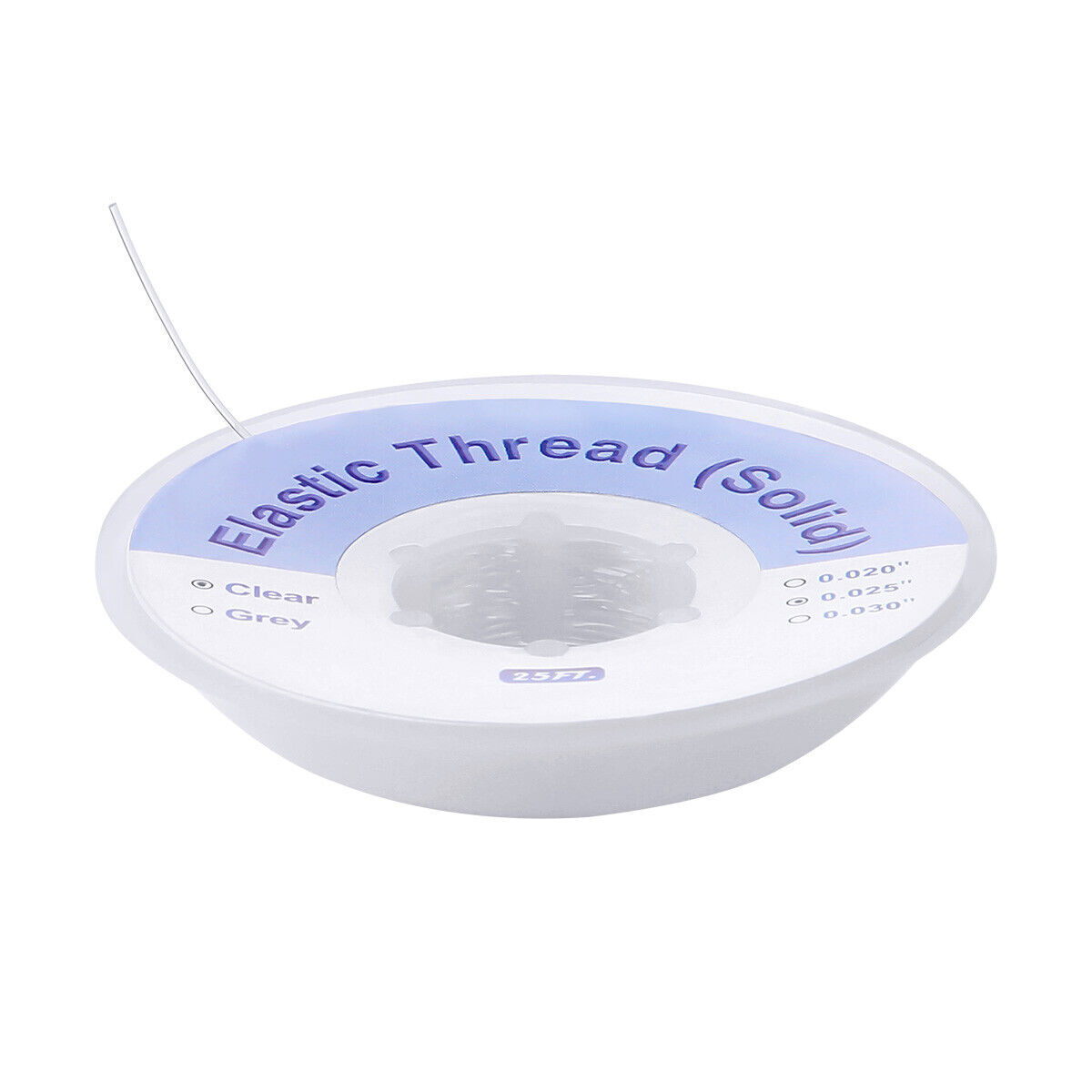 Dental Orthodontic Solid Elastic Thread Traction Pulling 020 025 030 Transparent