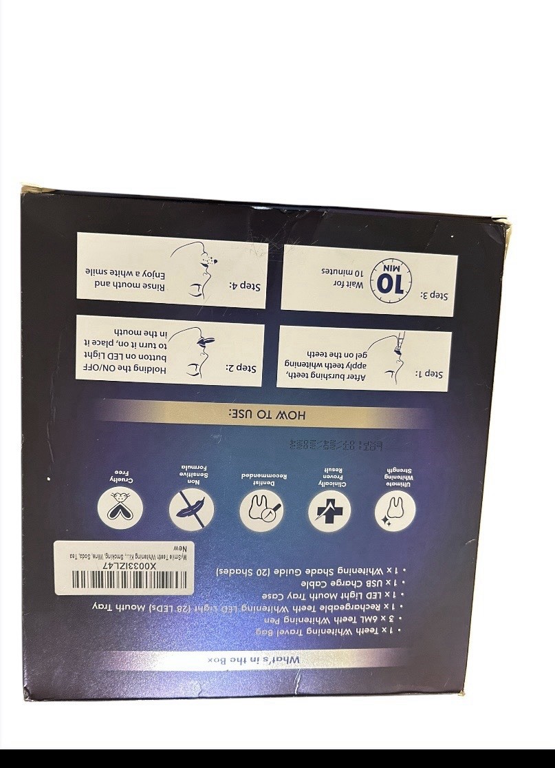MySmile Diamond Deluxe Teeth Whitening Kit, Ultimate Strength, Exp 06/2027