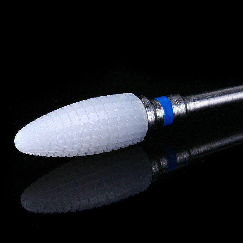 Zirconia Ceramic Burs Bullet Shape Dental Spiral Cut for Micro Motor Polisher