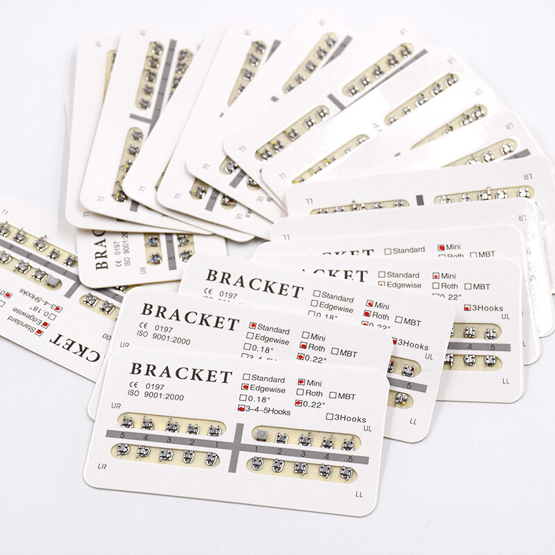 Dental Orthodontic Metal Bracket Braces Mini Standard Roth MBT Edgewise 25 Model