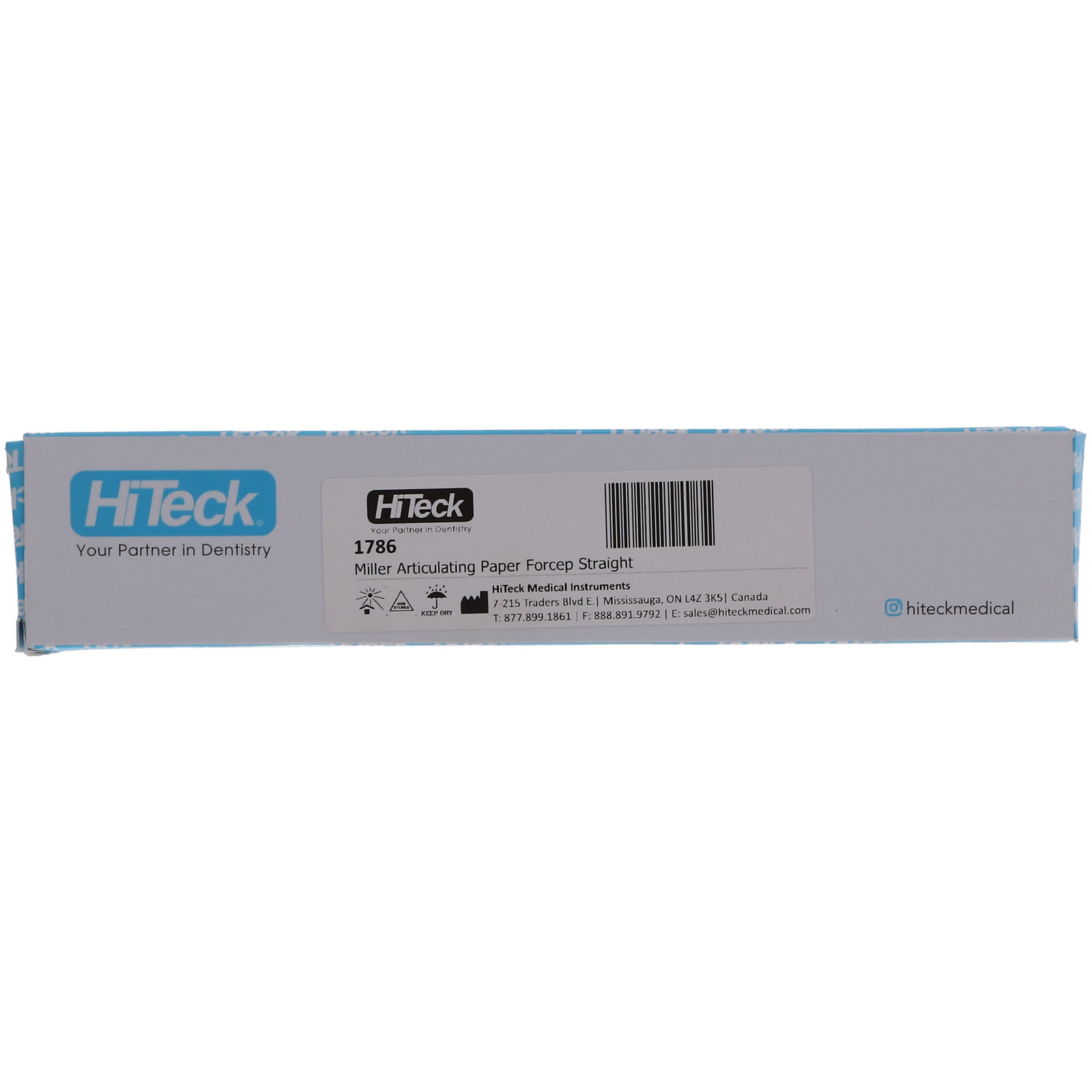 HiTeck Medical Instruments 1786 Miller Articulating Paper Forceps Straight
