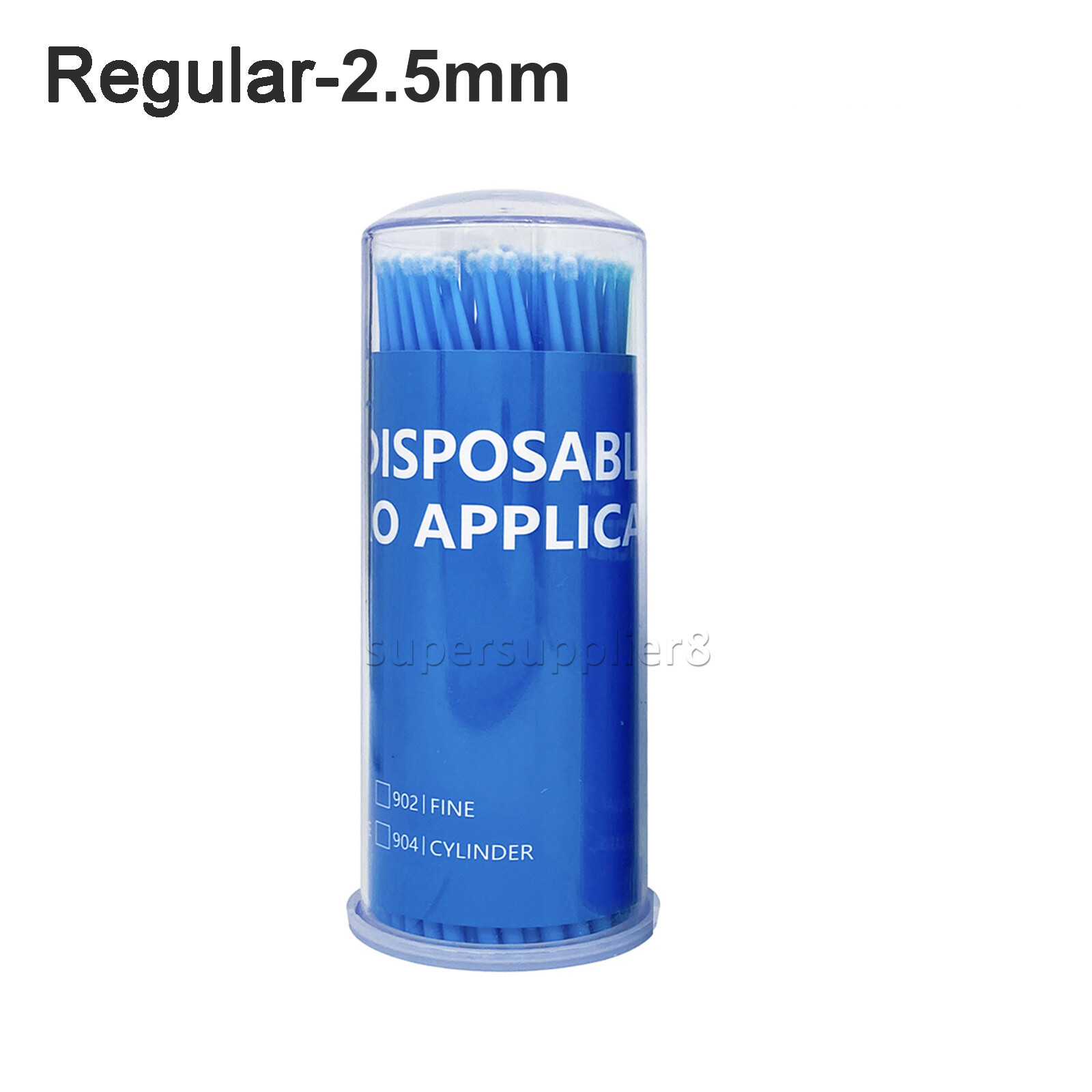 100Pcs/Box Dental Disposable Micro Applicator Brush Bendable Sticks Bottle 4Size