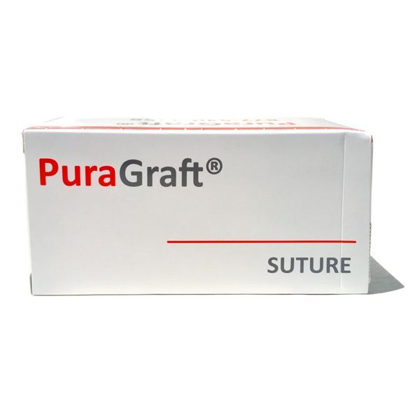PuraGraft Suture 3-0 Plain Gut C-6 Needle, 27″ Length – 12/Pk