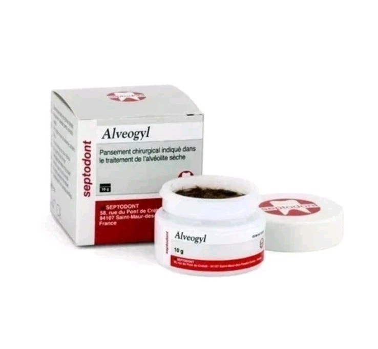 Alveogyl Paste Dry Socket Treatment Dental Material 10gm by Septodont FREE SHIP