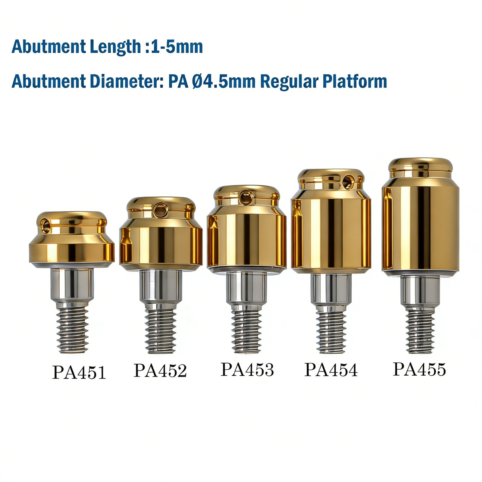 US Dental Zest Locator Abutment for Zimmer Screw-vent 4.5 Internal-Hex Platform