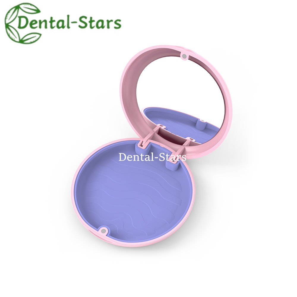 Dental Retainer Box Braces Orthodontic Aligner Case Magnetic Mouth Guard Box