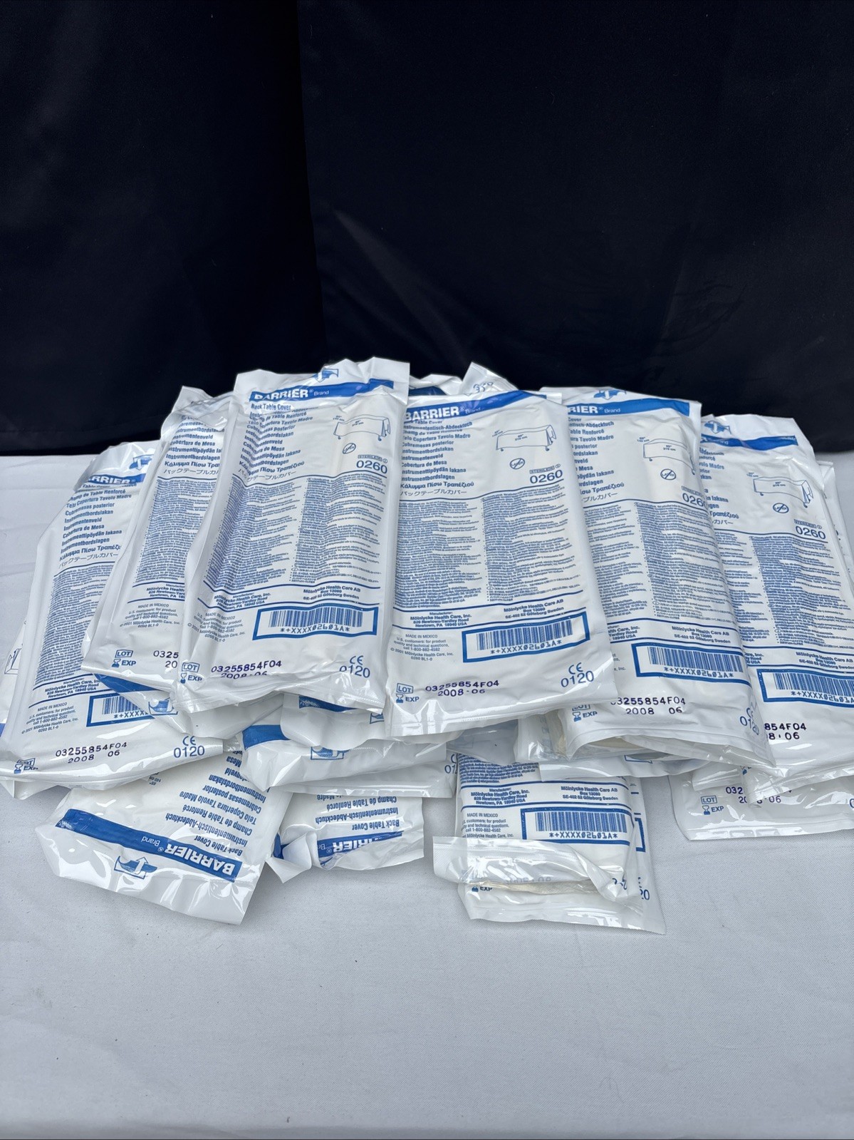 Barrier Back Table Cover Surgical Expired 2008 Lot Of 29 New 55”x85”