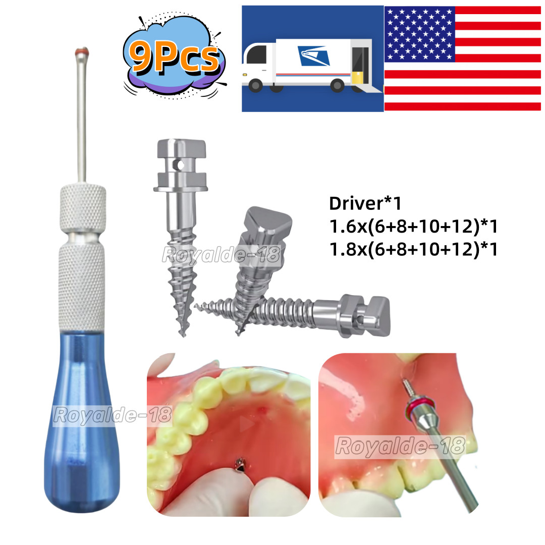 Dental TAS Mini Screw Anchorage Micro Screws Driver Orthodontic Vector Style