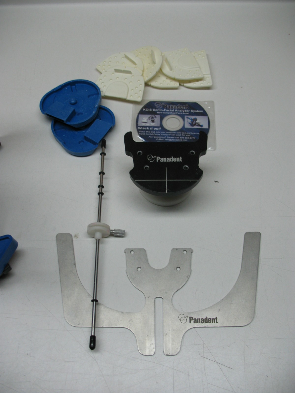 PANADENT PCH MAGNETIC DENTAL ARTICULATOR / KOIS FACEBOW ANALYZER, TABLE & PLATES
