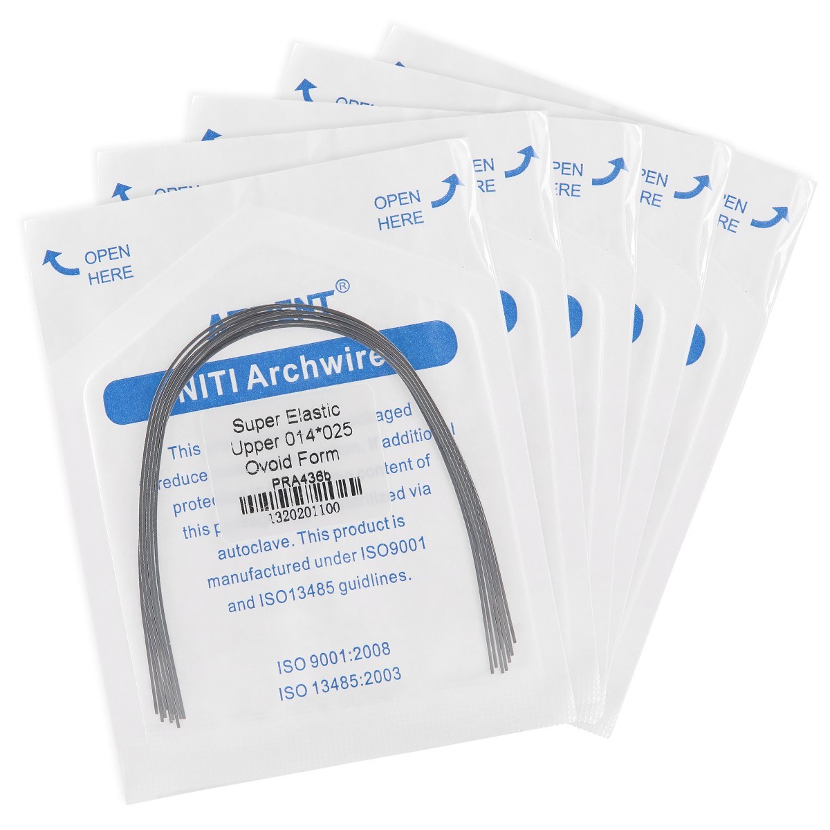 Dental Orthodontic Stainless Steel Natural Rectangular Arch Wire AZDENT 10PCS/PK