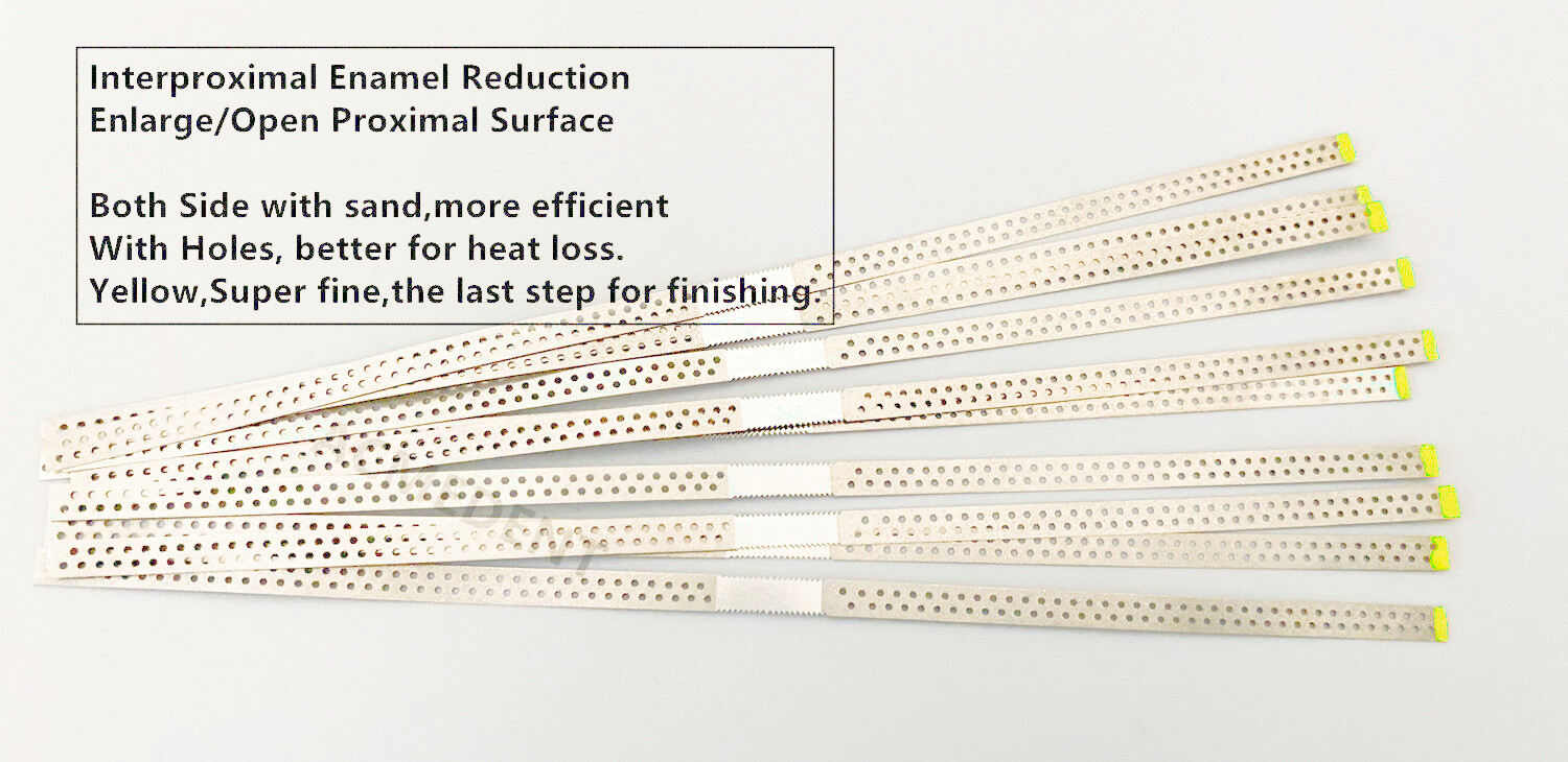 Dental Polishing Strips Stainless Steel 3.7 mm Fine GRIT Single/Double 5/BOX