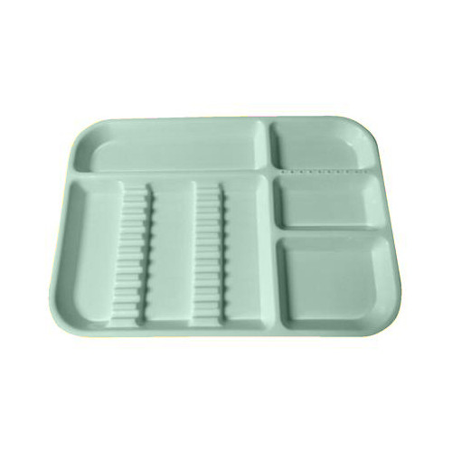 Plasdent 300BDS-4PS Set-Up Tray Divided Size B Ritter 13-1/2″x9 5/8″x7/8″ Green