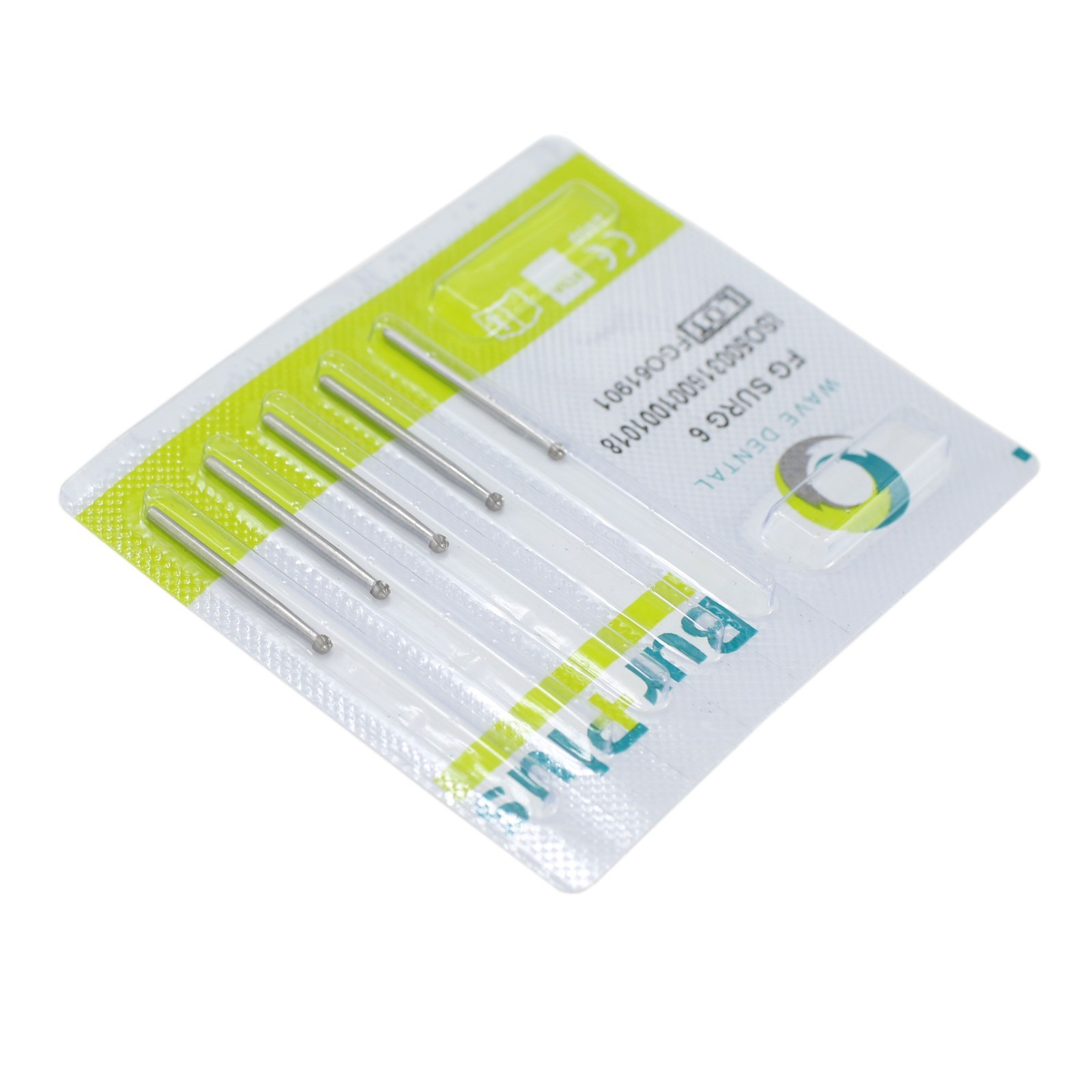 WAVE Dental Surgical Round Burs FG SURG 6 Long 25mm High Speed Carbide MIDWEST