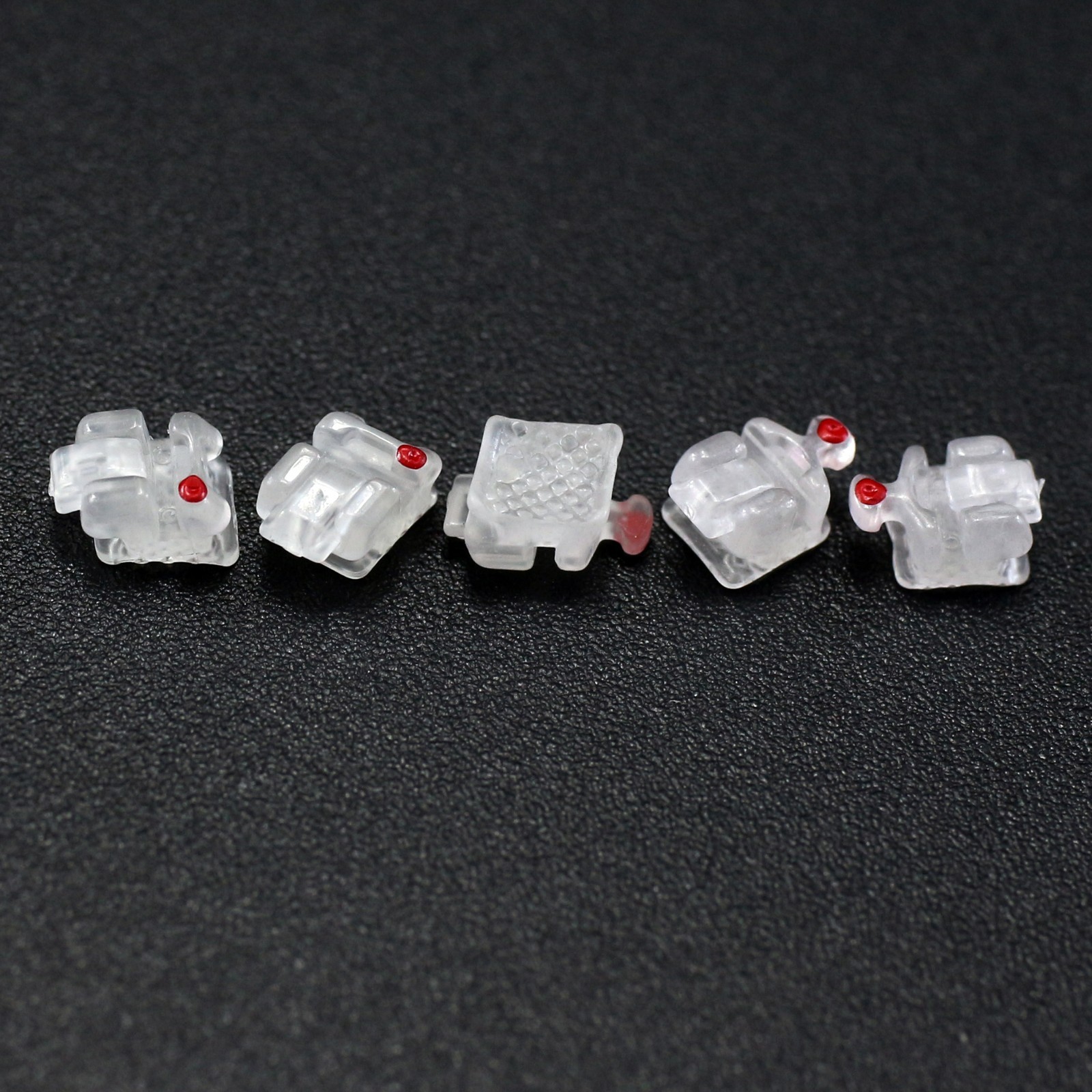 Dental Orthodontic Brackets Self Ligating Ceramic Braces Roth MBT Empower Clear