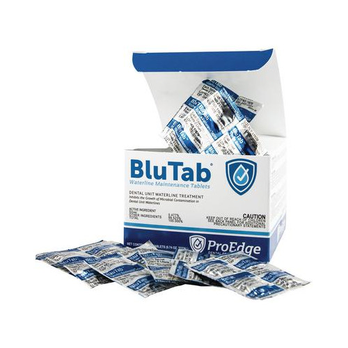 ProEdge BT50 BluTab Waterline Maintenance Dental Unit Tablets 750 mL 50/Bx