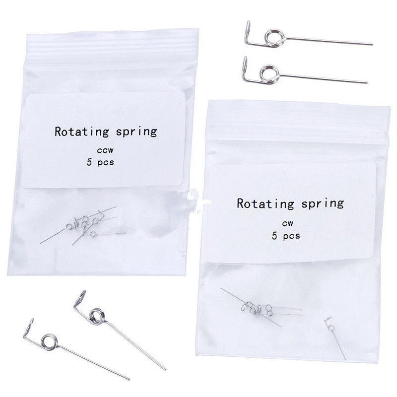 10 Pcs/Bag Dental Lab Ortho Rotating Springs Uprighting Square Wire CW/CCW Tool