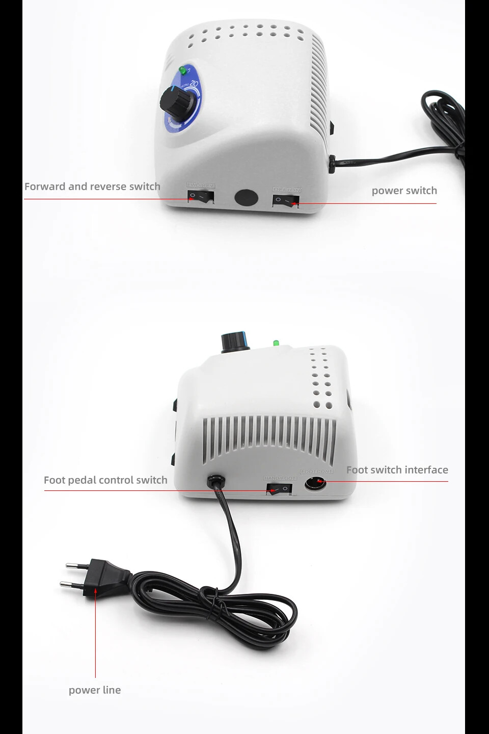 35000 RPM Dental Micro Motor Polishing MicroMotor Handpiece Polishing Unit