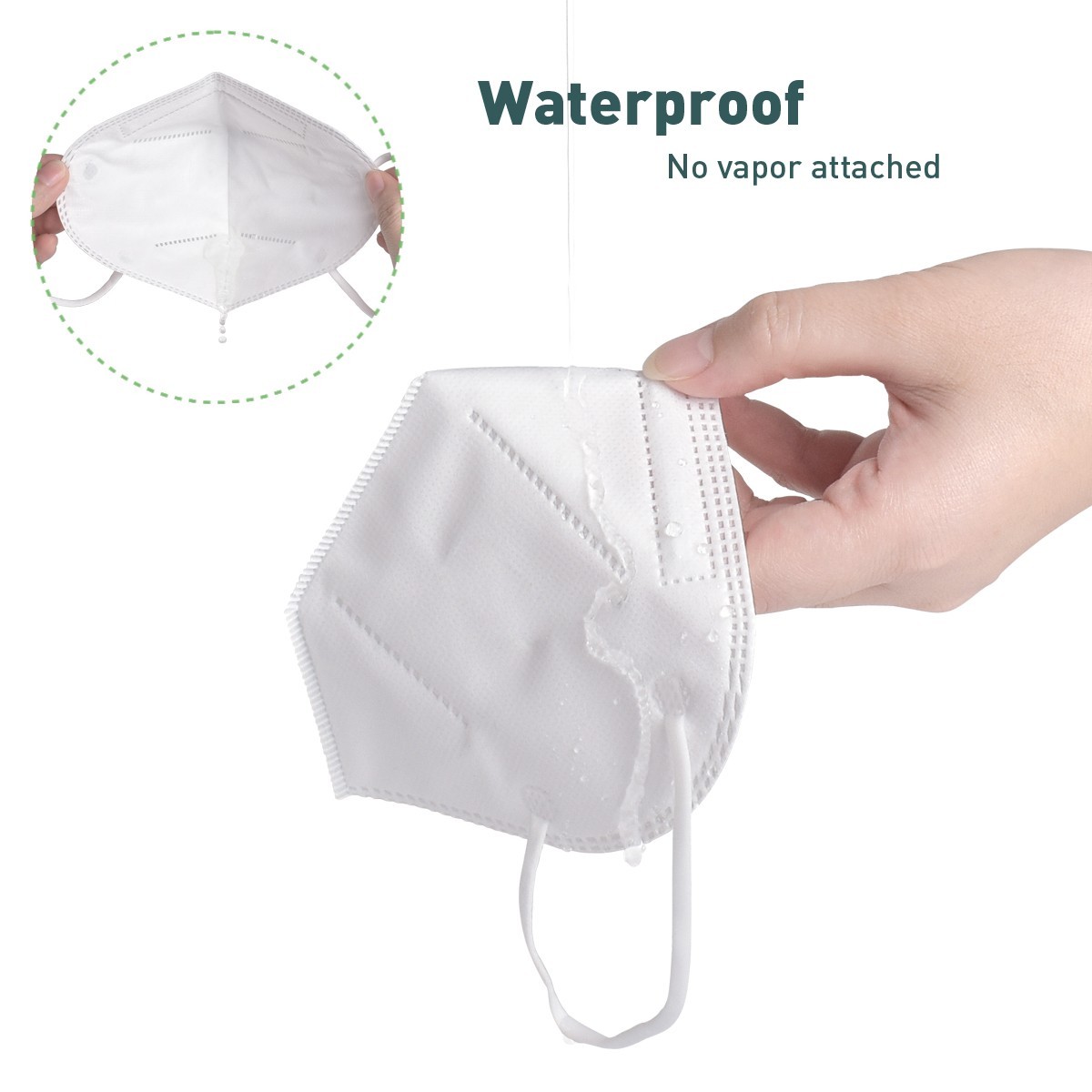 20 Pack Facial Protection mask Dust-proof Adjustable Headgear Full Face
