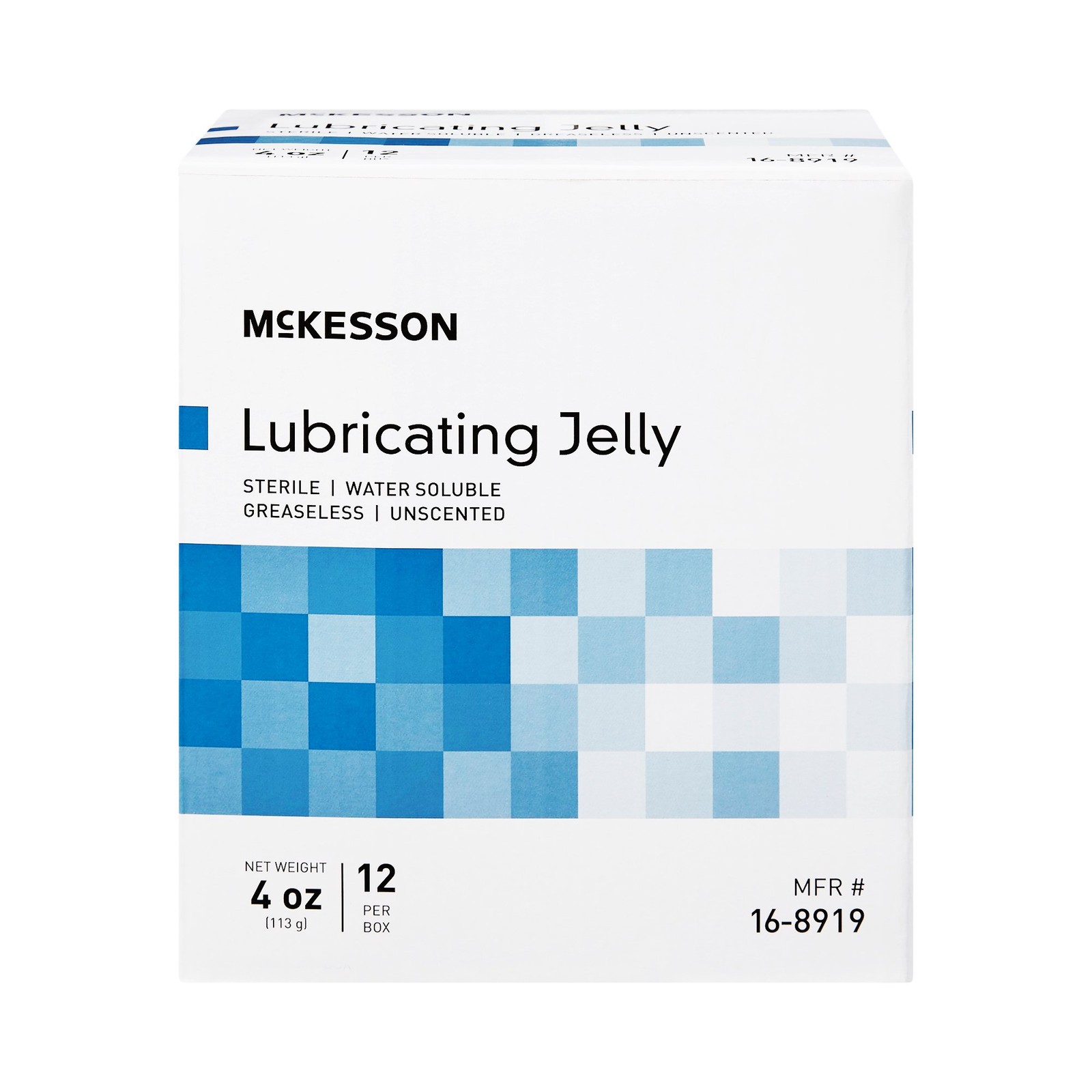 McKesson Lubricating Jelly Sterile 4 oz. Tube 72 per Case 16-8919