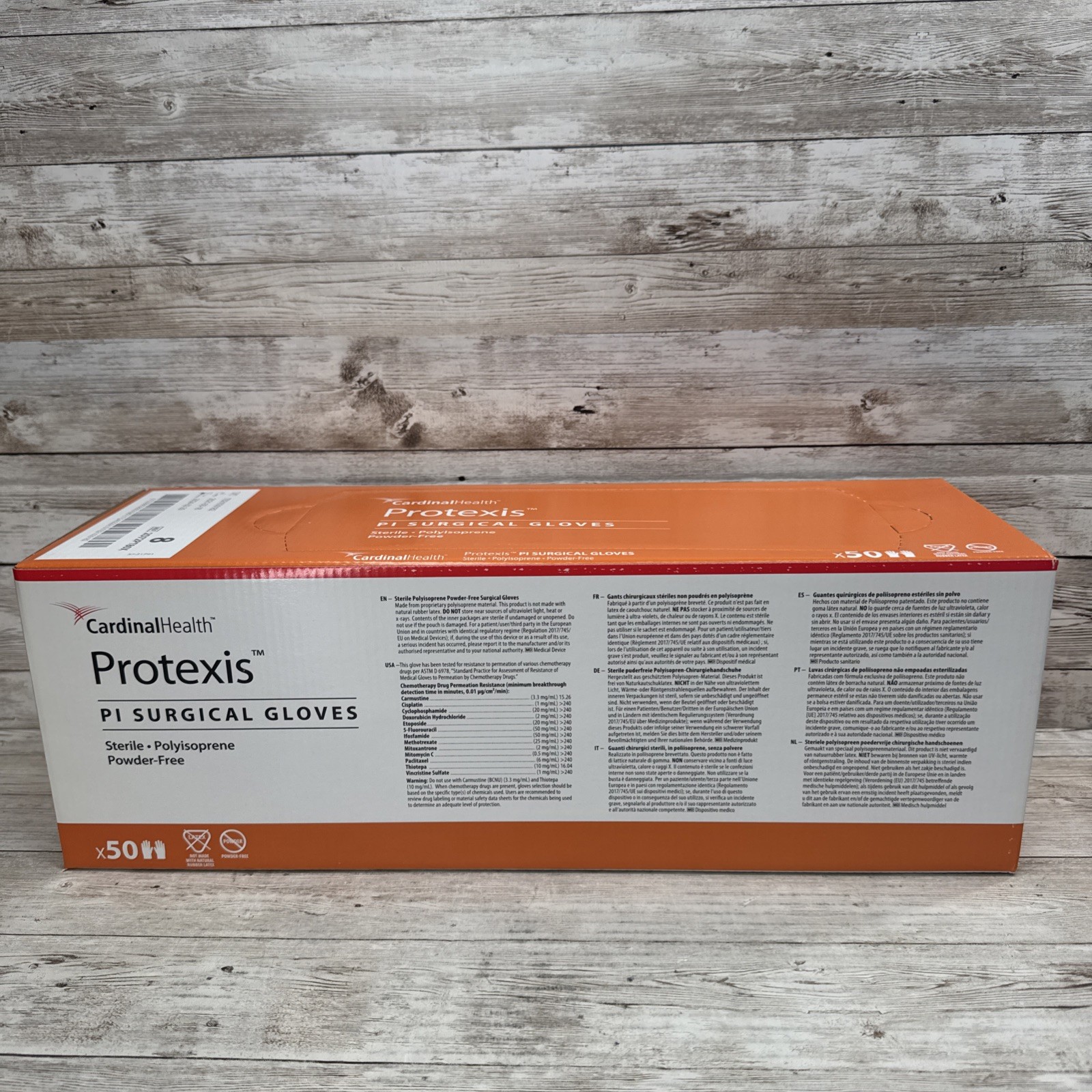 Protexis PI Polyisoprene Surgical Gloves Sterile *1 Box* Size: 8 *See Date*2-24