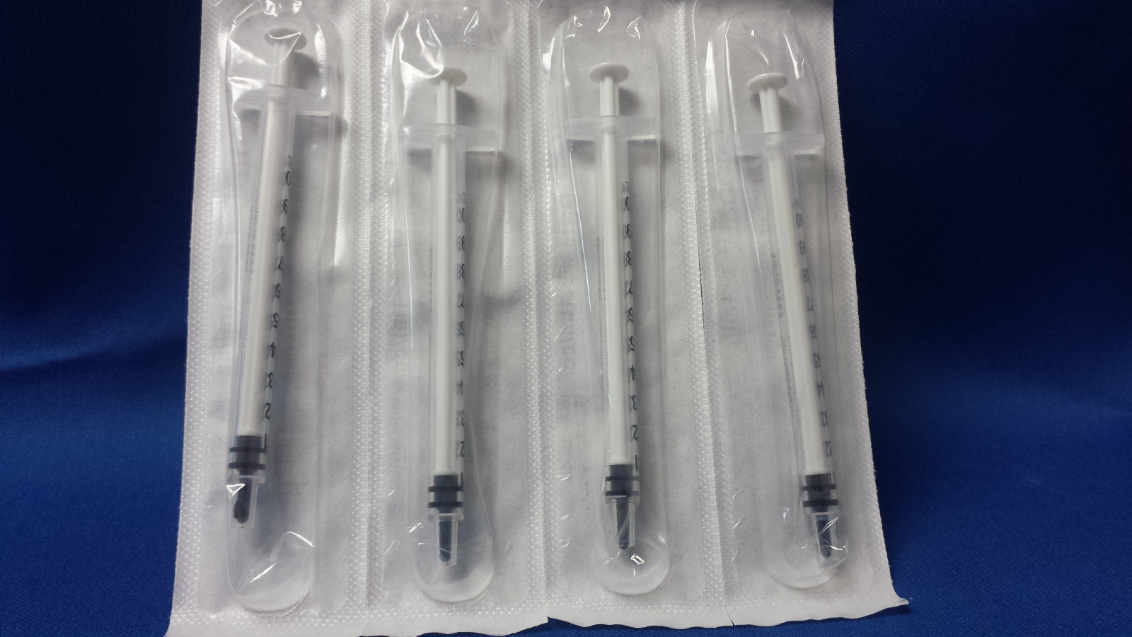 10 Syringes 1 ML/1cc LUER SLIP STERILE SYRINGE NO CAPS NO NEEDLES USA