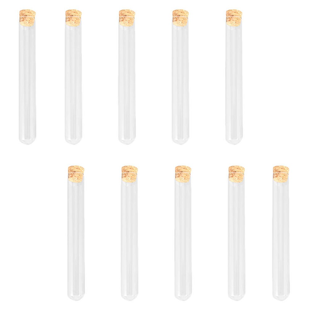 10-100pcs 20ml 15x150mm Glass Tubes with Cork Stoppers Wedding Party Favors