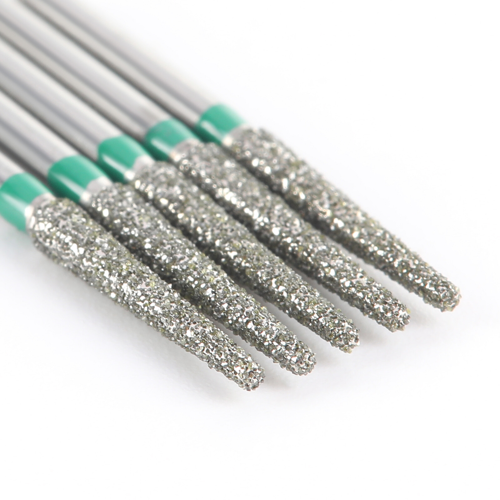 50Pcs Dental Diamond Burs FG Flat End Taper Friction Grip Burs 5Pcs/Box