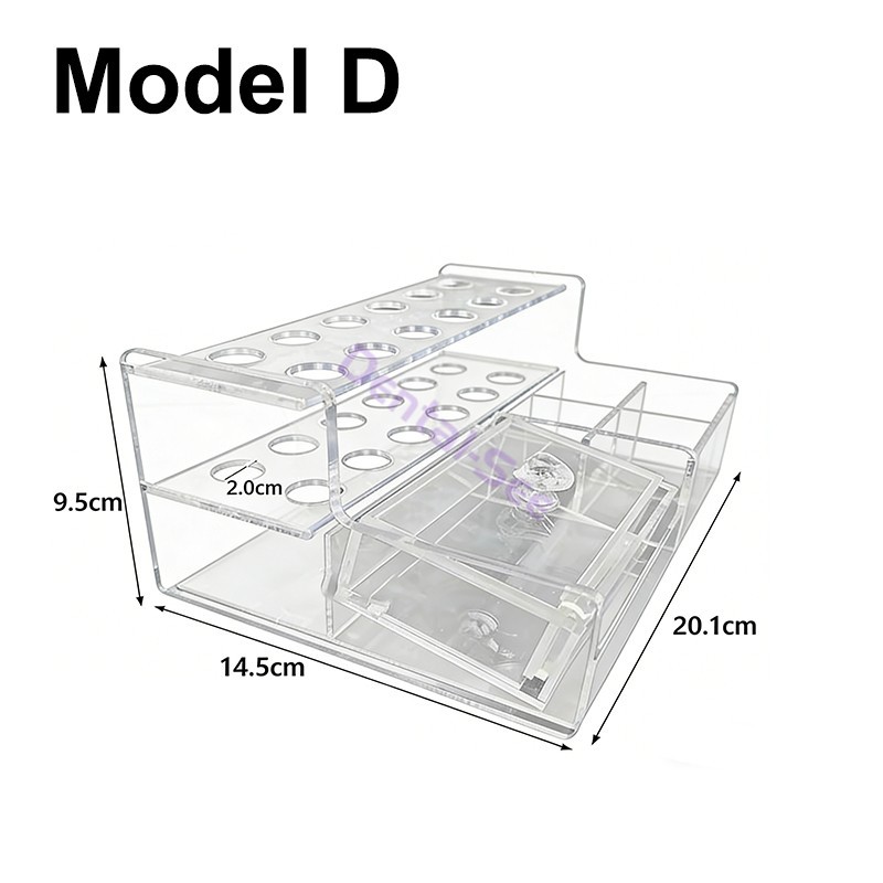 Dental Acrylic Storage Box Resin Composite Material Syringe Holder Storage Case