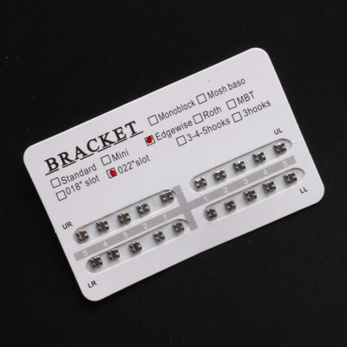 20 Pcs/Pack Dental Monoblock MIM Orthodontic Metal Brackets Braces Mesh Base