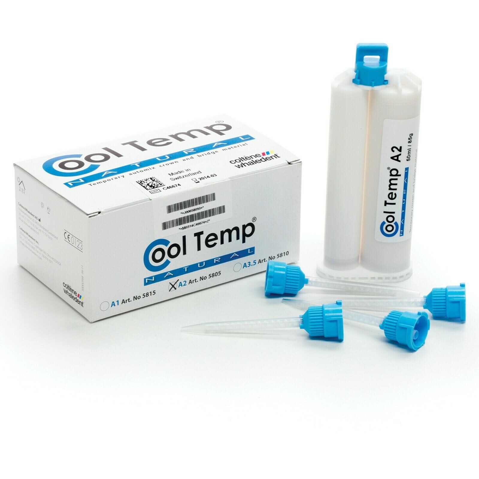 Coltene Cool Temp Natural Temporary Crown & Bridge Material Cartridge 85gm.