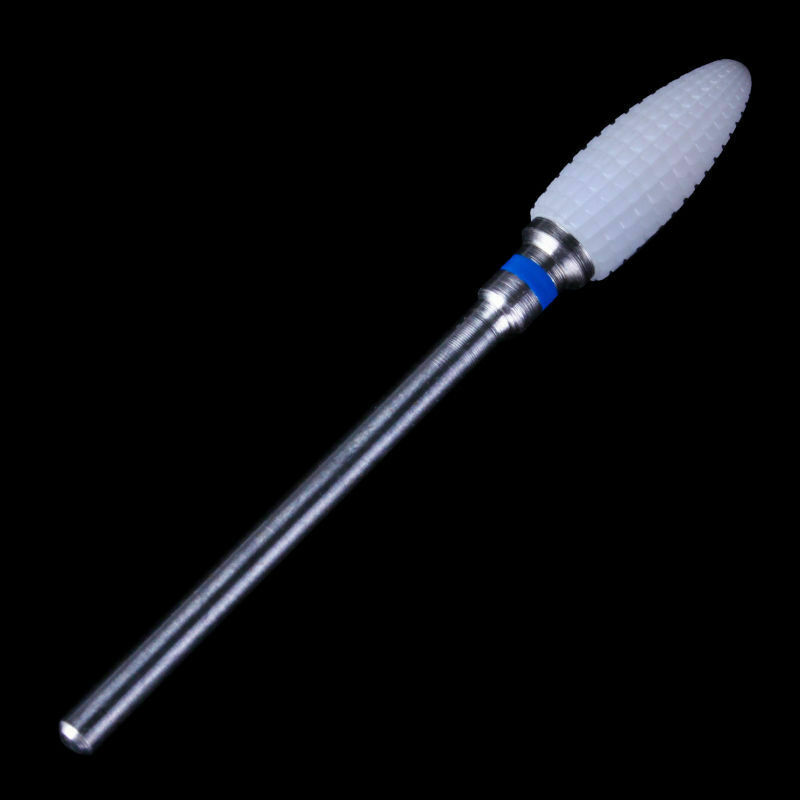 Zirconia Ceramic Burs Bullet Shape Dental Spiral Cut for Micro Motor Polisher