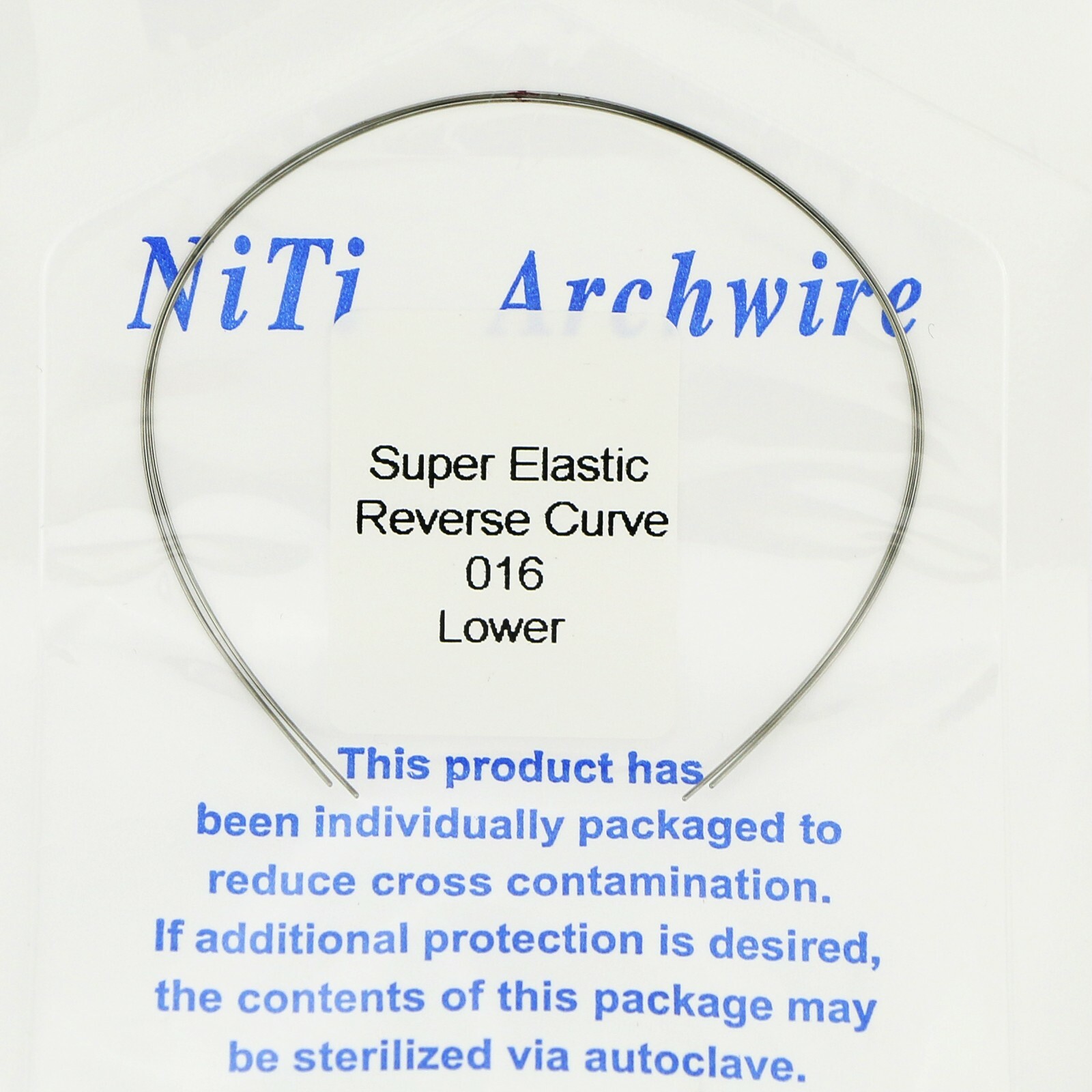 US 20 Pcs Dental Orthodontic Reverse Curve Round Niti Arch Wire Upper/Lower