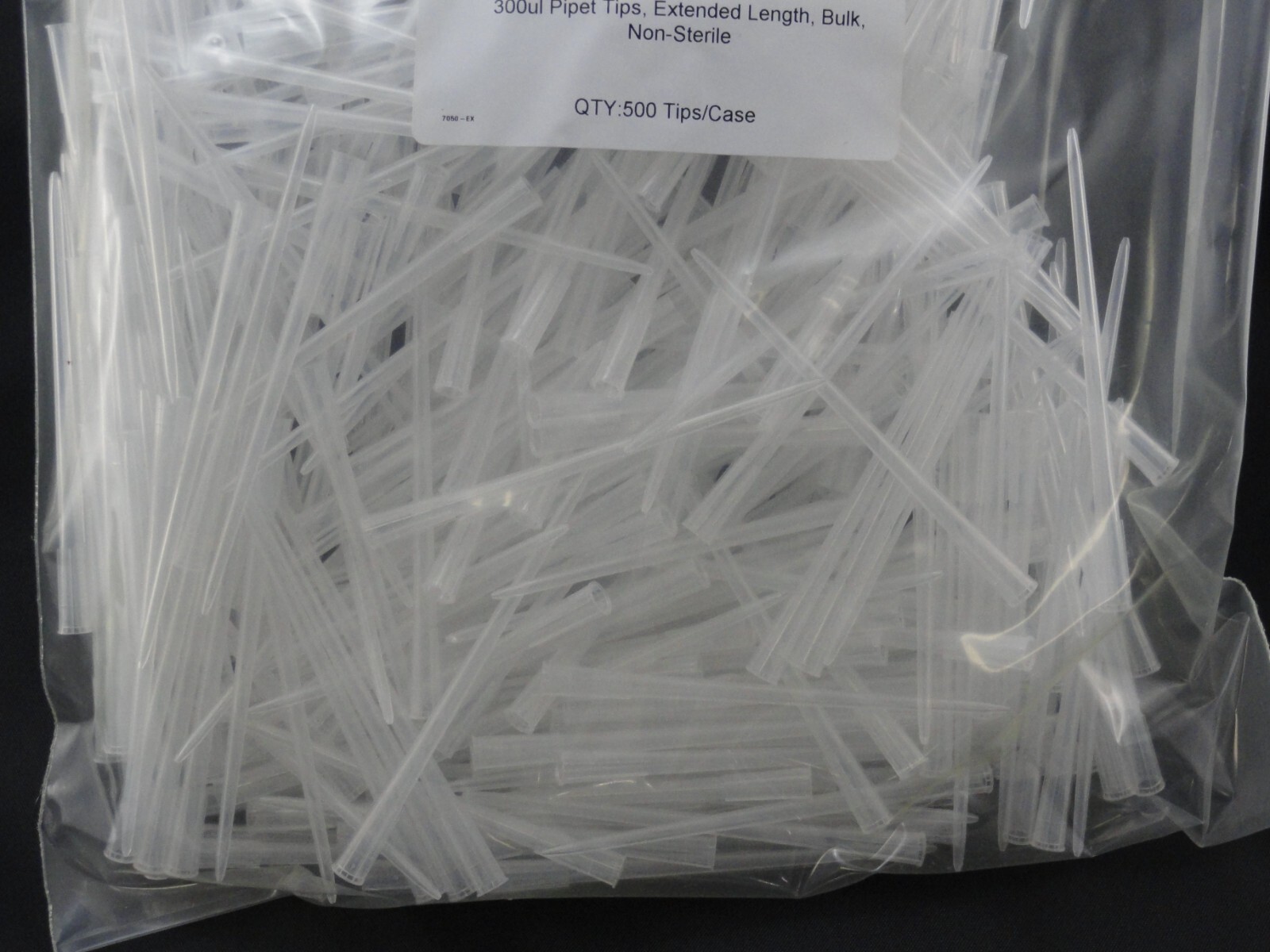 1 Case of 2500 Matrix 300μL Pipet Tips Extended Length Bulk Pack NonSterile 7050