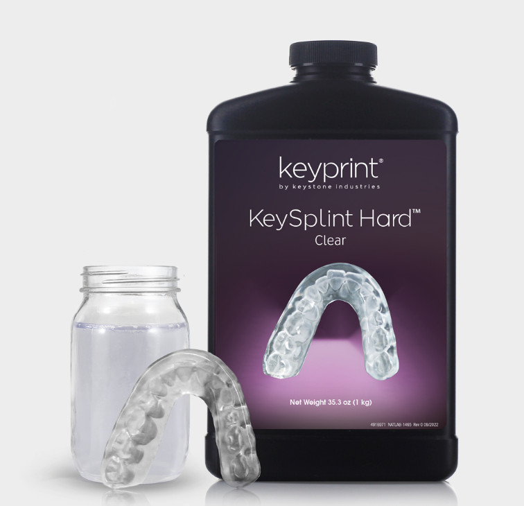 KeyPrint KeySplint Hard .5KG OR 1 KG for Rigid Dental Splints and Night Guards