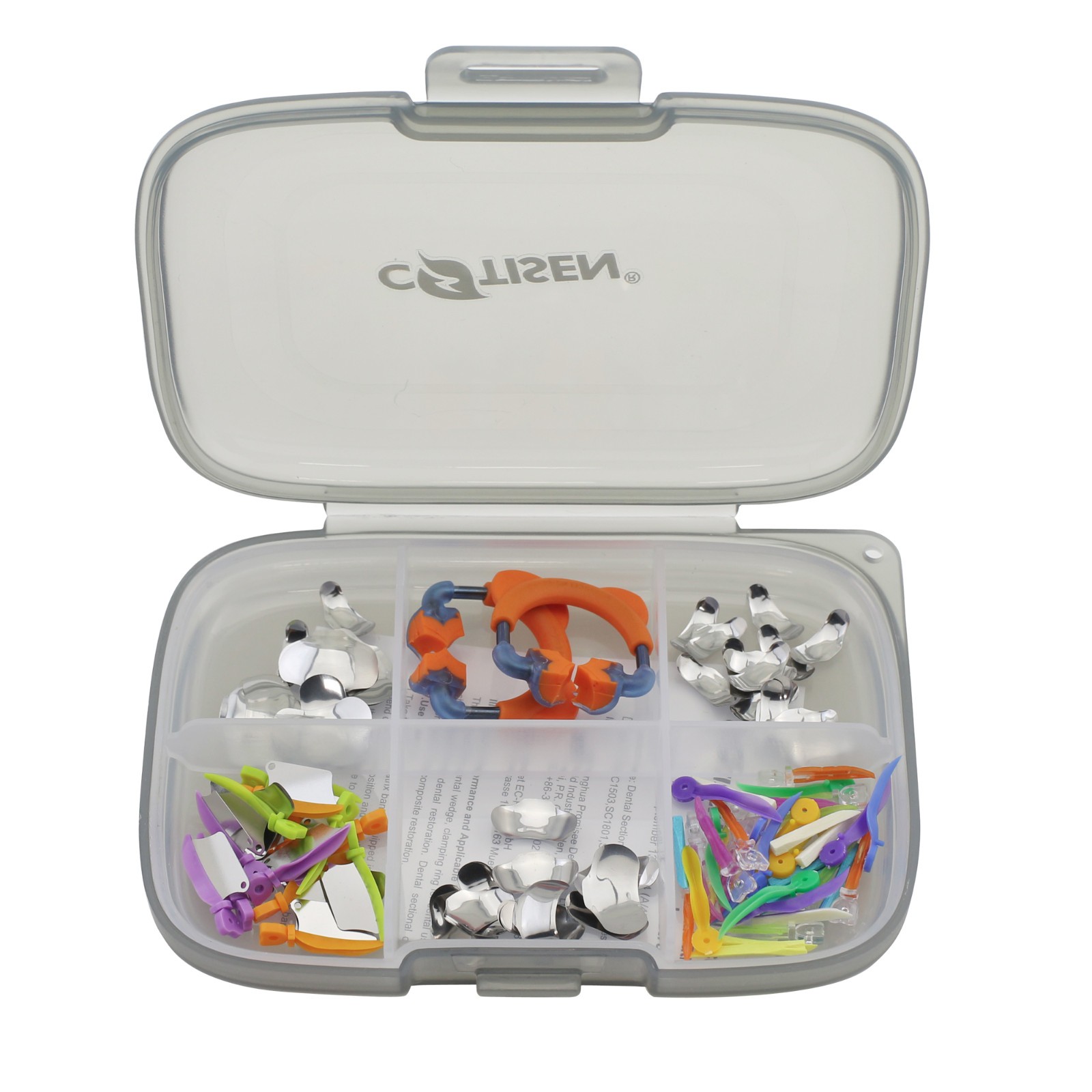 Dental Sectional Contoured Matrices Kit Matrix System Bands Niti Clamping Rings