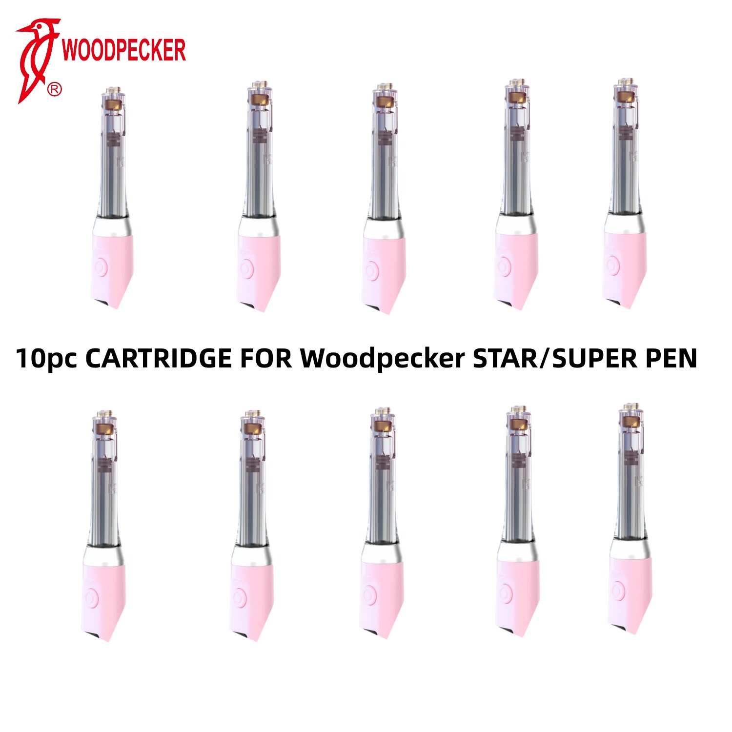 10PC 1.7ML Woodpecker Cartridge for Dental Oral Anesthesia Device Star/Super Pen