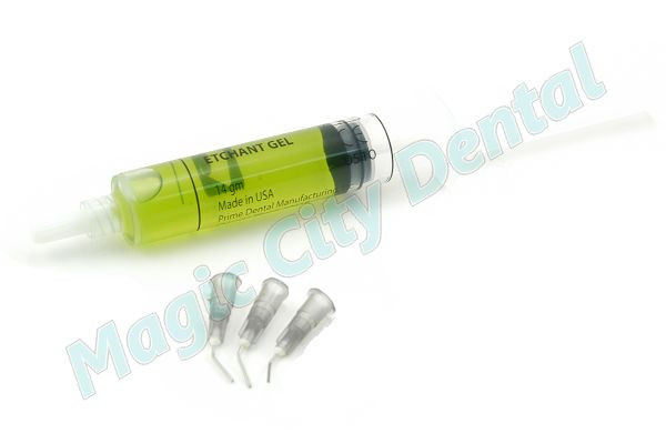 Dental 37% Dental Phospharic Acid Etching Etchant Etch Gel 14 gm GREEN