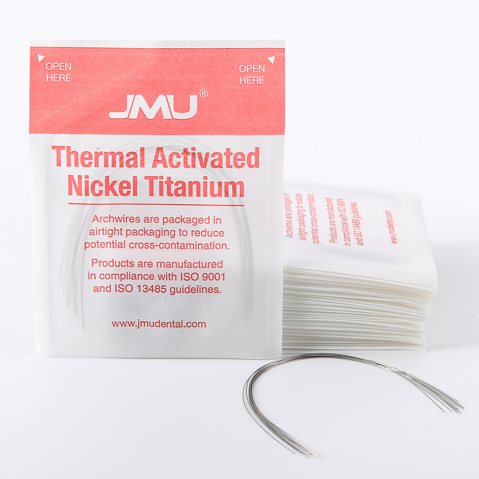 100PCS Ortho NiTi Archwires Thermal Activated Nickel Titanium Expanded Universal