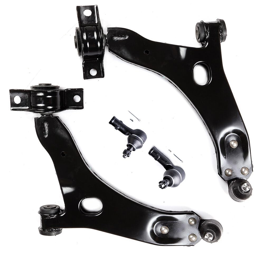 Front Suspension Kit 4pcs Lower Control Arm Outer Tie Rod End 2000-2004