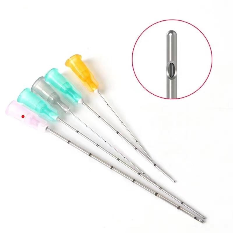 NEW 50PCS Disposable Micro Cannula Blunt Tip Needles 22G 23G 25G 38-70mm