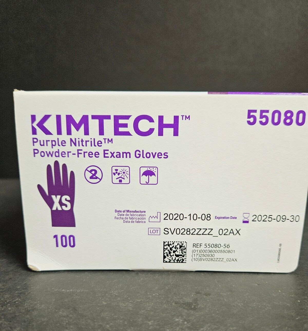 Kimtech Nitrile Gloves Extra Small Powder Free 10 Boxes with 100 Gloves Each