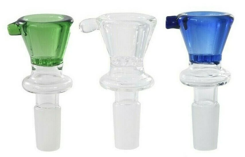 3″ Colorful Glass Honeycomb Style Bowl Slide USA (10mm, 14mm, 18mm) Male/Female