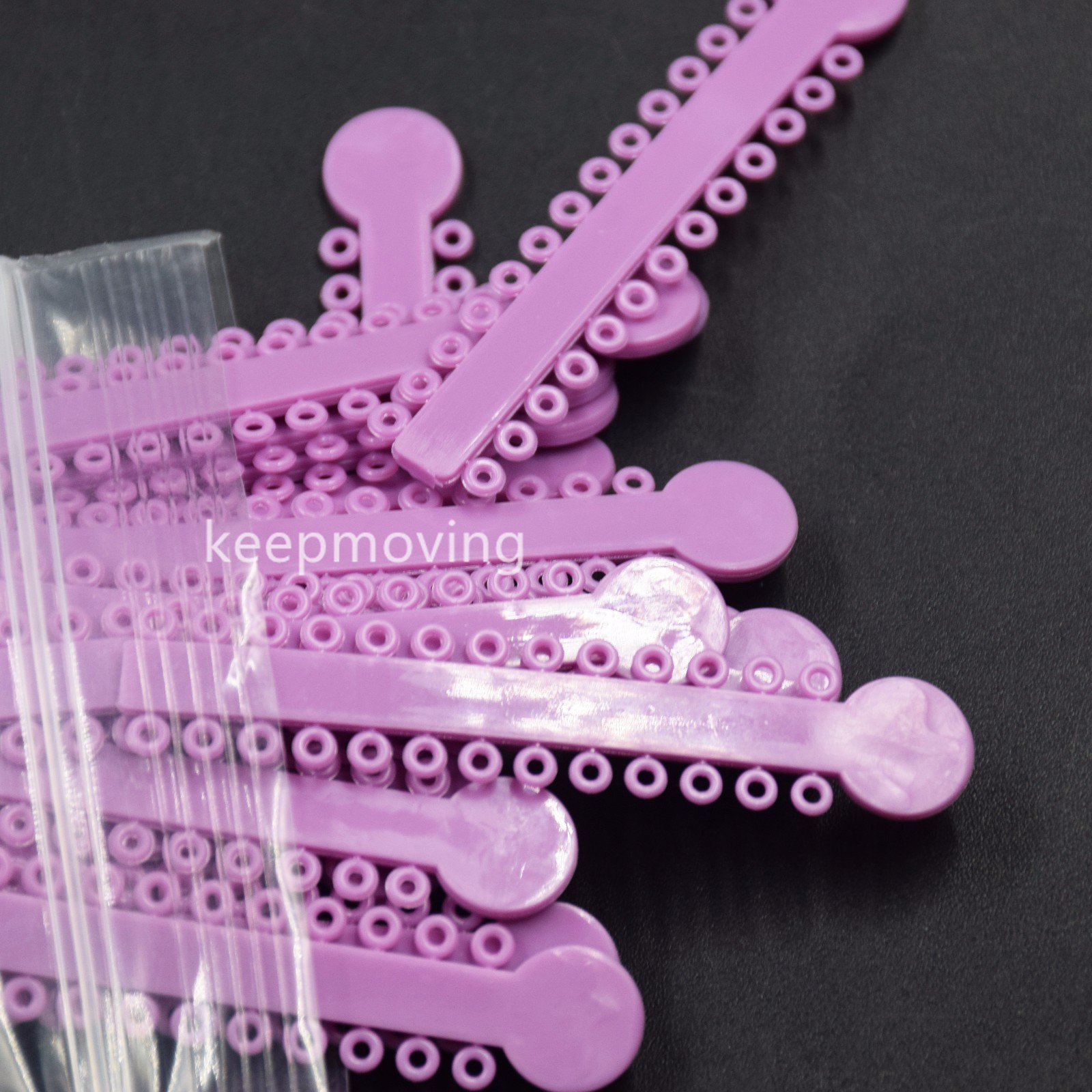1040 Dental Orthodontic Ligature Ties Elastic Rubber Band Elastomeric Ligaduras