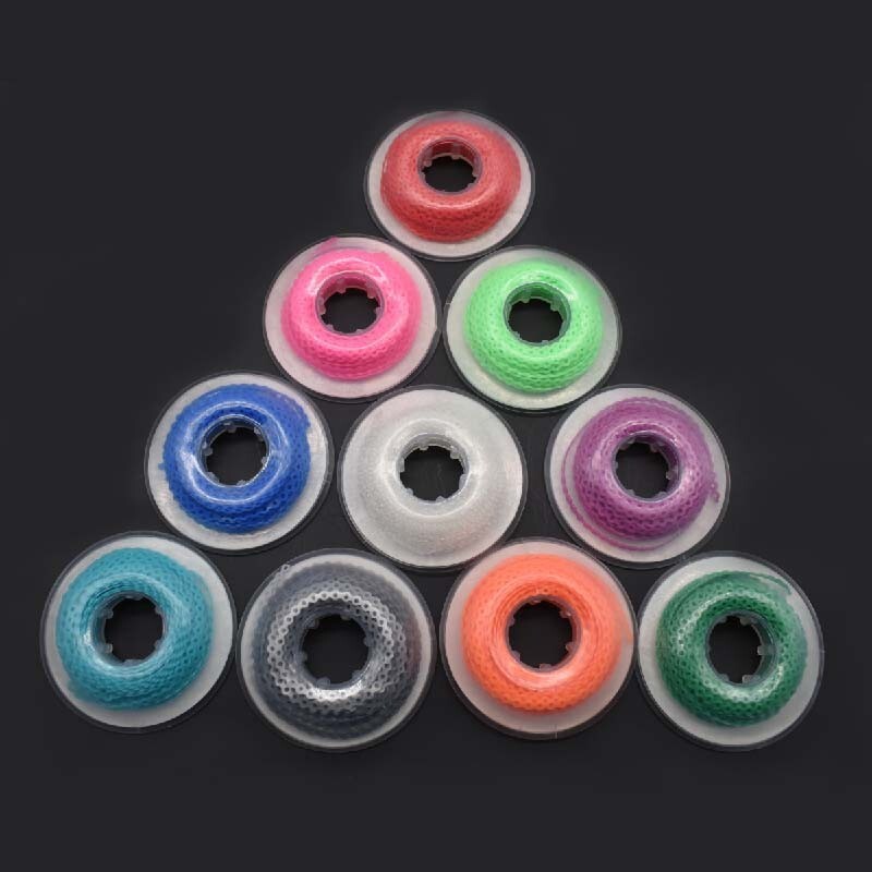 10Rolls Dental Orthodontic Elastic Ultra Power Chain Rubber Band 3 Size 10Colors
